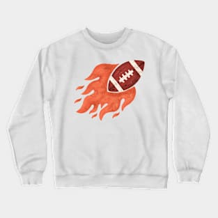 Flamin Football Crewneck Sweatshirt